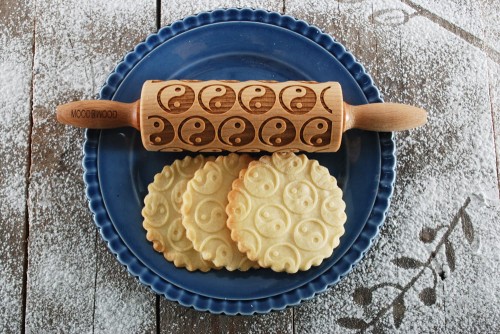 Mini rolling pin laser engraved - from Mood for Wood
