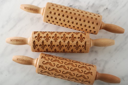 Zestaw trzech mini wałków - zestaw w stylu francuskim