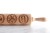 Grawerowany wałek do ciasta z drewna Medaliony – wzór na świąteczne ciasteczka Mood for Wood