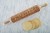 beechwood cookie rolling pin deep engraving