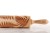 engraved wooden rolling pin Fern on kitchen counter
