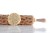 engraved wooden rolling pin cats beech motif Mood For Wood