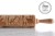 engraved wooden rolling pin birds motif for cookies