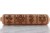 Wooden decorative rolling pin with flower design