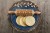 Mini wooden rolling pin with hearts
