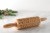 MINI wooden rolling pin with Aztec design