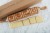 Wooden embossing rolling pin with Chinese New Year design