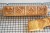 wooden rolling pin with cookie motif