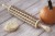 Laser engraved wooden roller with pumpkins