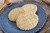 holiday cookies with German inscription made with rolling pin