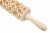 engraved beechwood rolling pin handmade