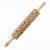 engraved beechwood rolling pin handmade