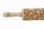 handmade engraved rolling pin with flowers and leaves