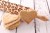 natural beech rolling pin for holiday cookies