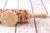 engraved wooden rolling pin monkeys beech pattern