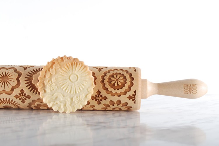 mandala rolling pin Christmas gift idea