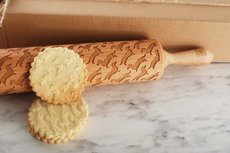 beech cookie roller dachshund christmas cookies