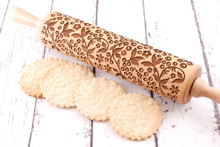 christmas cookies rolling pin rowan Mood for Wood