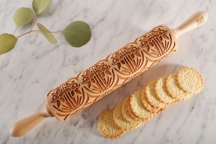 Ciasteczka ze wzorem secesyjnym - od Mood for Wood