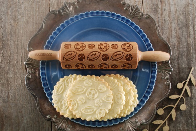 Mini wałek do ciastek w piłki - od Mood for Wood