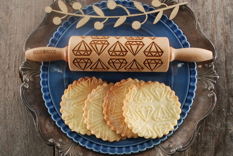 Mini rolling pin for cookies