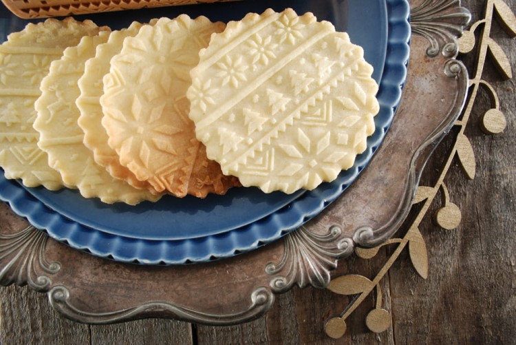 Ciasteczka ze wzorem norweskiego swetra