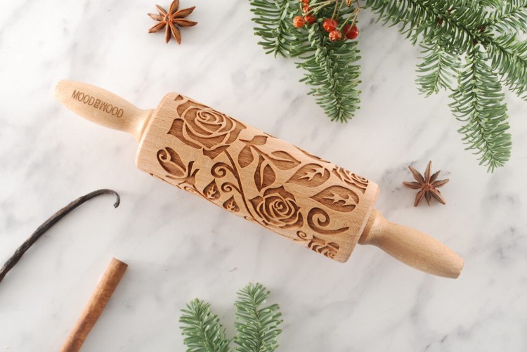Best mini rolling pin for cookies made by Mood for Wood