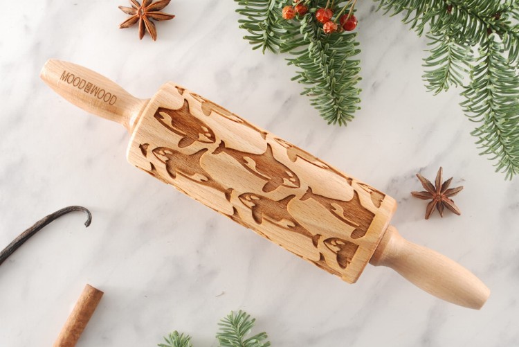 Mini wałek do ciasta w orki