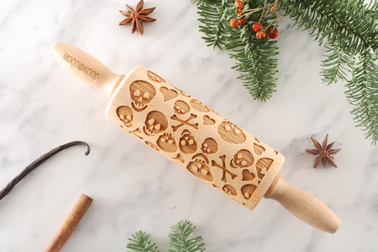 Mini wałek w czaszki - od Mood for Wood