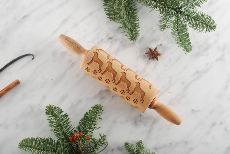 Mini wałek do ciasta w psy rasy Boxer