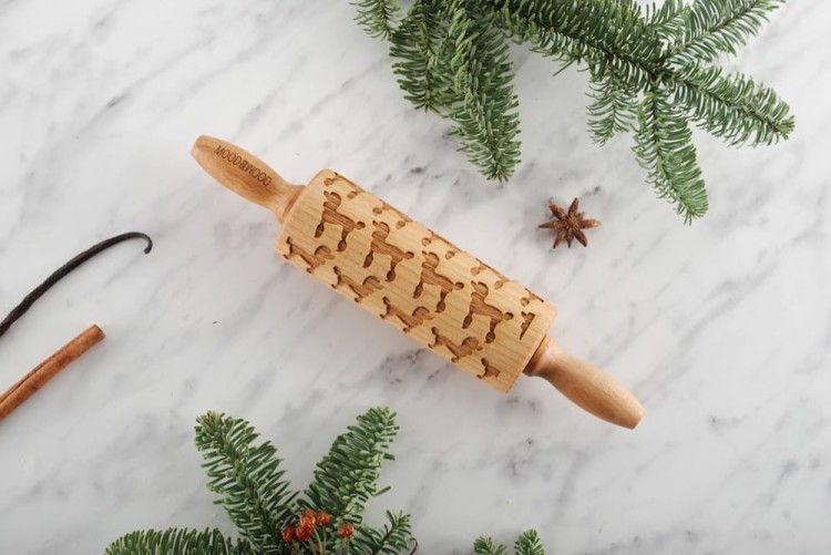 Mini wałek do ciasta w pudelki - od Mood for Wood