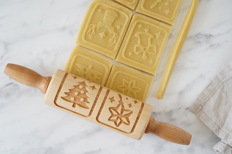 Mini wooden rolling pin for cookies - from Mood for Wood