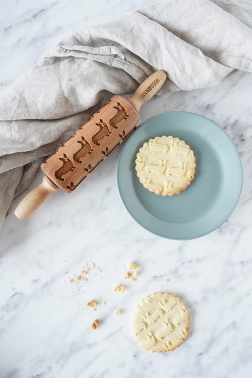 Welsh Corgi Mini embossing rolling pin