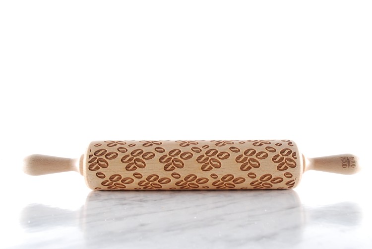 Decorative engraved rolling pin for cookies