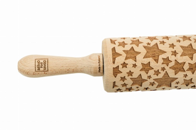 christmas kitchen gift engraved rolling pin