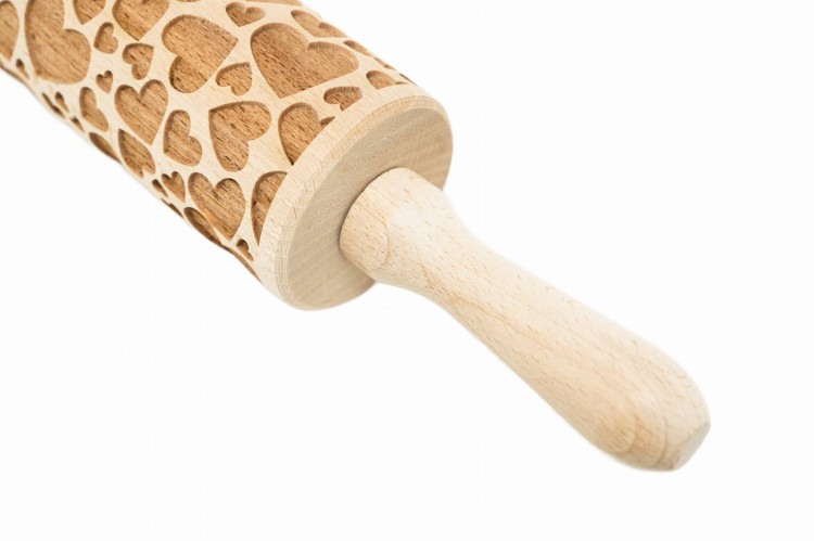 Valentine’s cookies rolling pin
