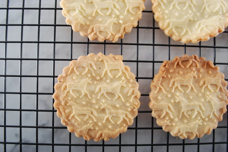 Wytłaczane ciasteczka w jednorożce / Embossed unicorns cookies
