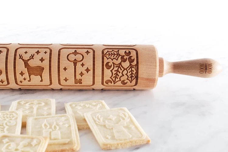 winter rolling pin raised pattern in one pass Mood for Wood