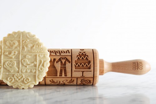 Wedding rolling pin - perfect wooden gift