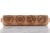 raised floral gingerbread pattern rolling pin