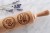 engraved wooden rolling pin flowers beechwood Mood for Wood