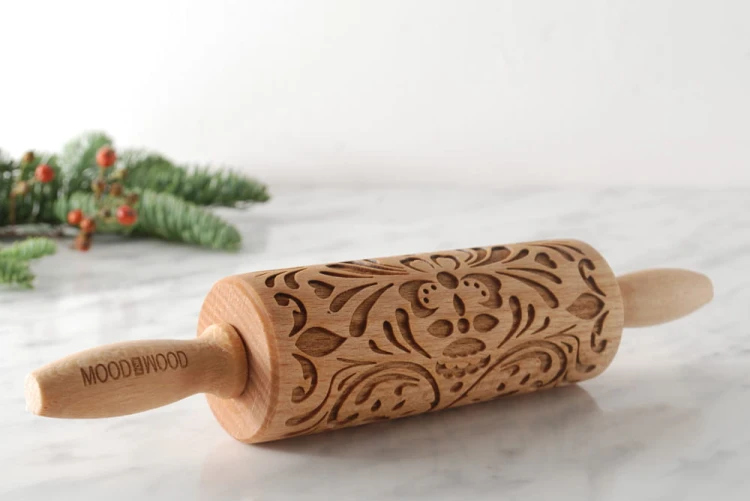 Mini wooden rolling pin for cookies - from Mood for Wood