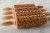 Set of 4 mini wooden roller - perfect for French Bulldog lovers
