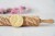 engraved rolling pin feathers boho