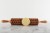 beech rolling pin for gingerbread french motif