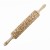 handmade wooden rolling pin music theme
