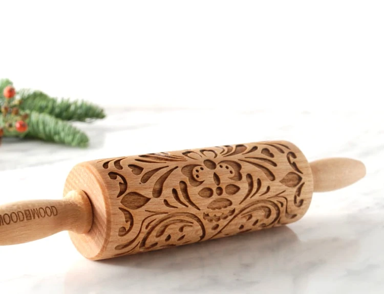 Mini wooden rolling pin for cookies - from Mood for Wood