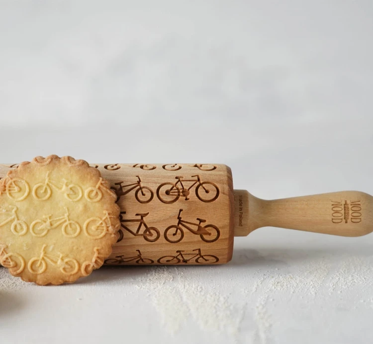 engraved rolling pin bicycles from Moodforwood