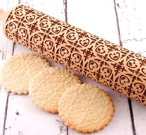 gingerbread rolling pin arabesque