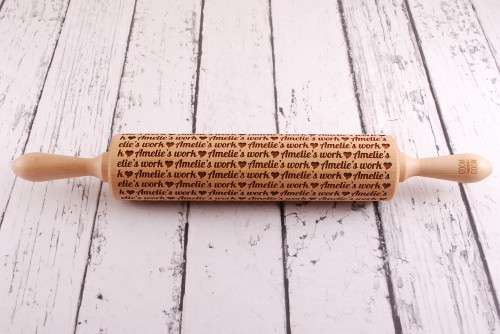 Personalized rolling pin with name